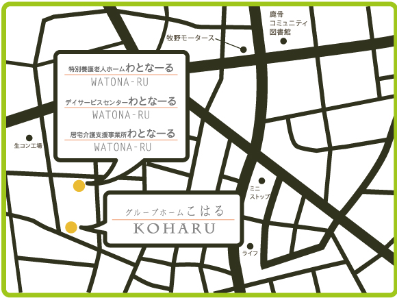 はまゆう周辺地図